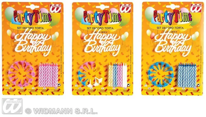 16 Happy Birthday Kaarsjes