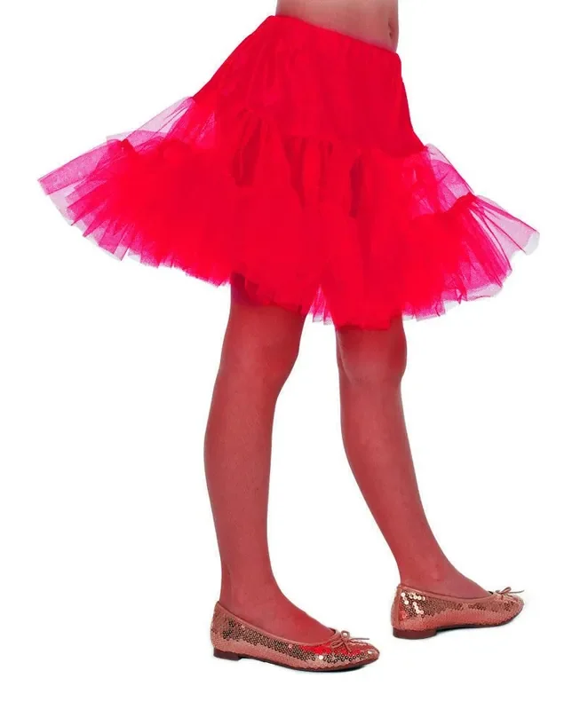 50s Petticoat Lang Rood