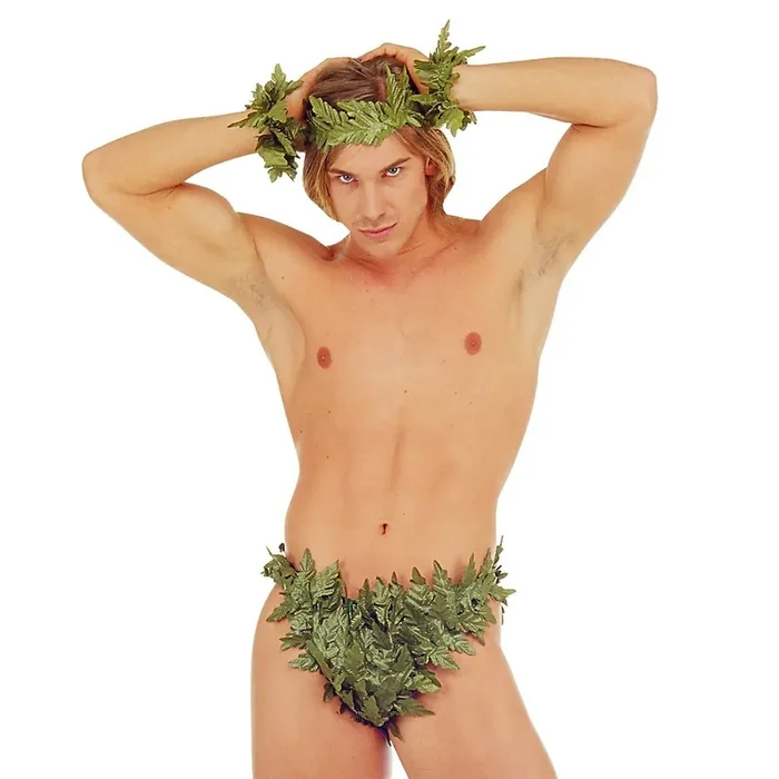 Adam Set Von Blättern Herrenkostüm