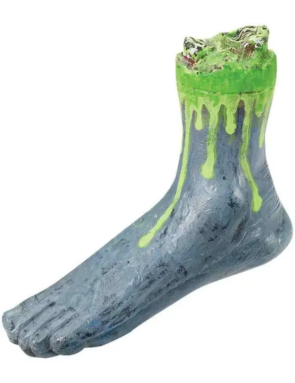 Afgehakte Voet Groene Slijm