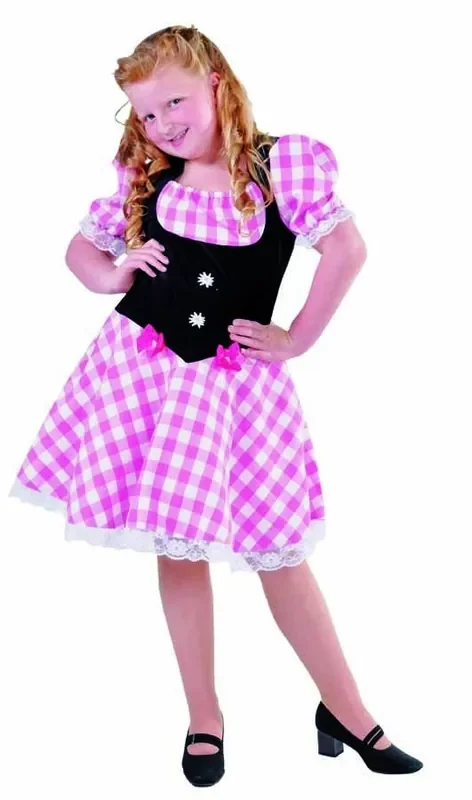 Alpenwei Edelweiss Tirol Kostüm für Mädchen