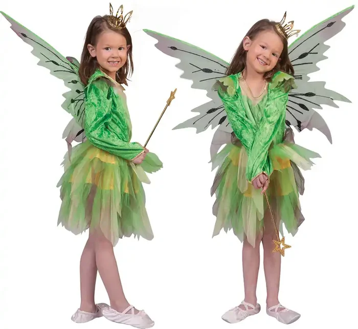 Älterer Wald Grünem Wald Kostüm für Mädchen