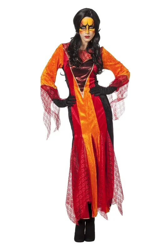 Angelica Die Priesterin Feuer Damenkostüm