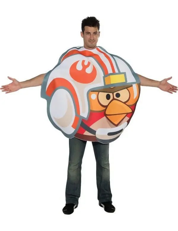 Angry Birds Luke Fighter Pilot Man Kostuum