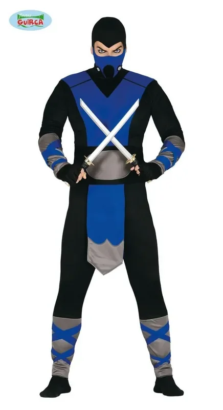 Auffälliger Minecraft Ninja Herrenkostüm