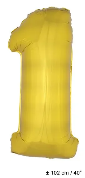 Ballon Nummer 1 Gold