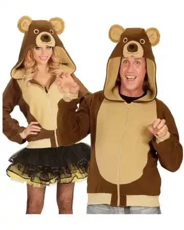 Bär Kostüm Jacke