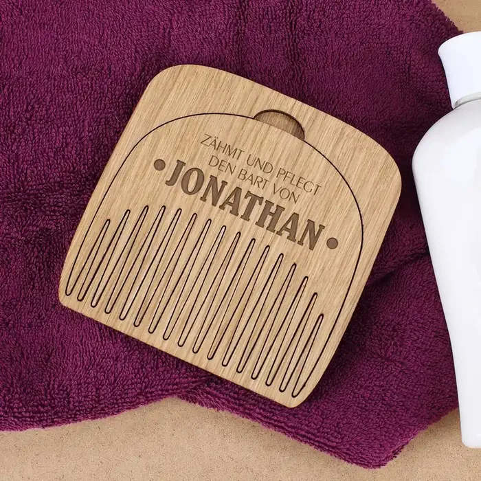 Bartkamm mit Gravur