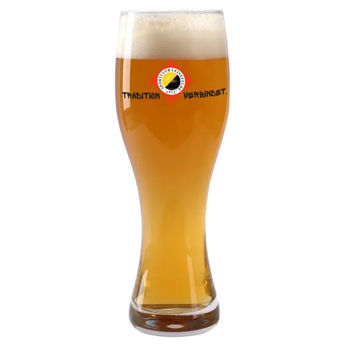 bedrucktes Weizenbierglas „SC Leinefelde“