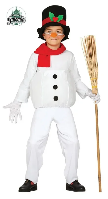 Big Belly Snowman Kostüm für Kinder