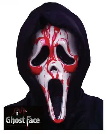 Blutende Scream Maske