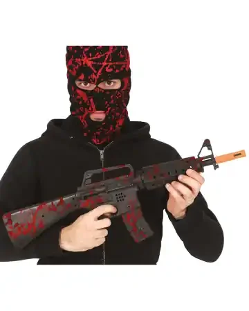 Blutiges Maschinengewehr Spielzeugwaffe 59cm