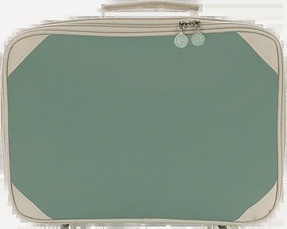 Cooler Kinderkoffer mit Namen und Astronauten im Weltall