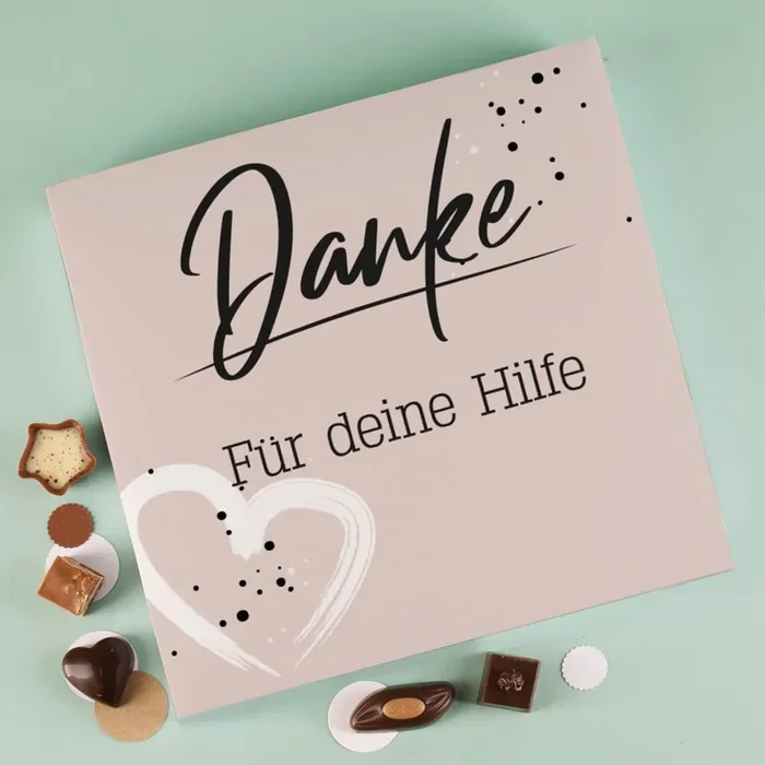 Danke – Lindt Mini Pralinen mit Ihrem Wunschtext