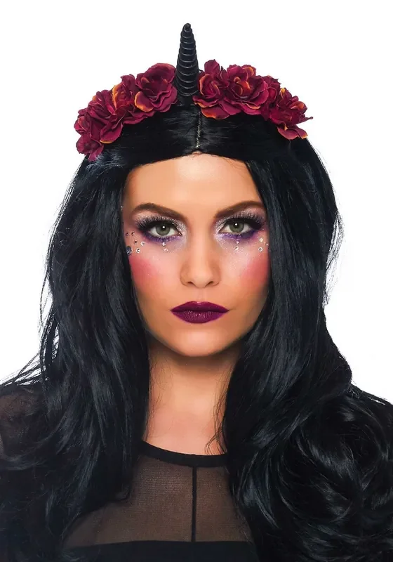 Dark Velvet Einhorn Stirnband Einhorn