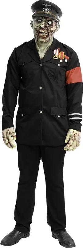 Der Luftwaffe Pilot Zombie Abgestürzt Herrenkostüm