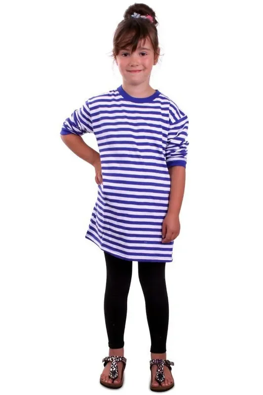 Dorustrui Blauw / Wit Lange Mouw