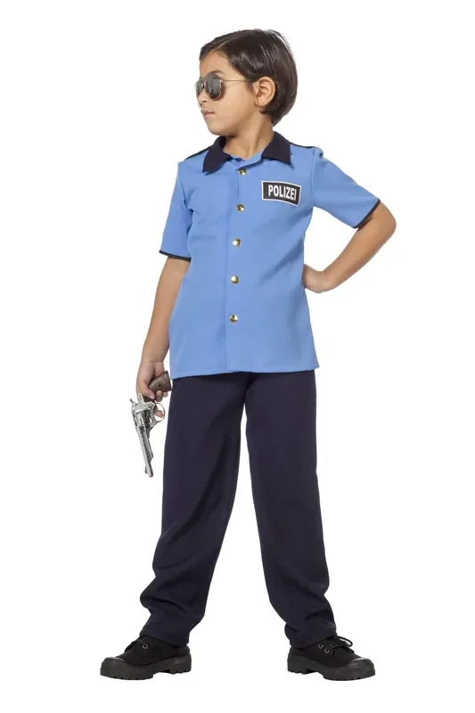 Eins Zwei Duitse Politie Jongen Kostuum