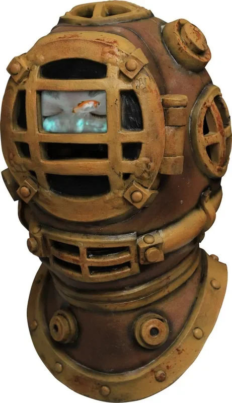 Ertrunken Alte Tiefsee -Tauchermaske