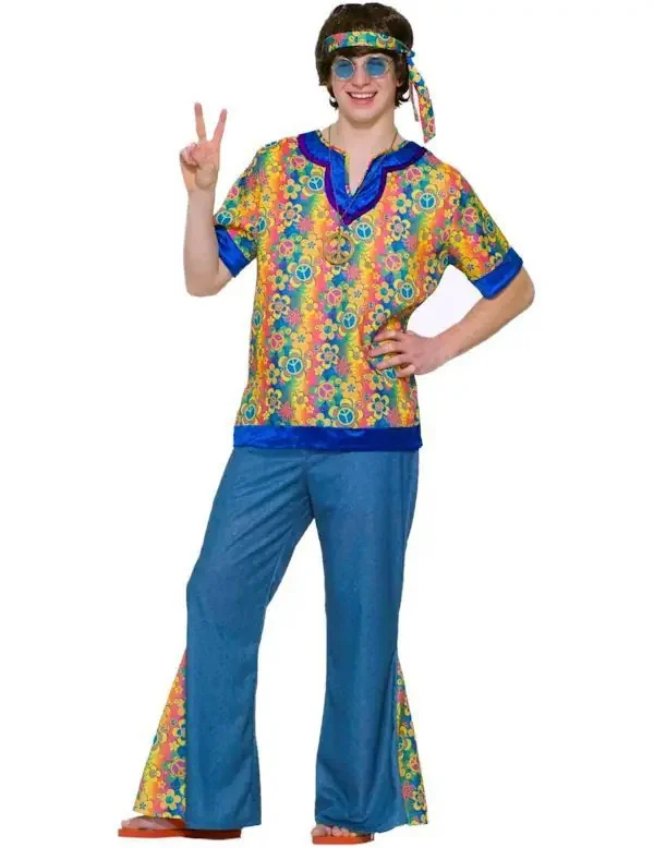 Far Out Dude Hippie Man Kostuum