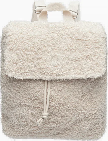 Flauschiger Teddyrucksack personalisierbar zur Babyparty