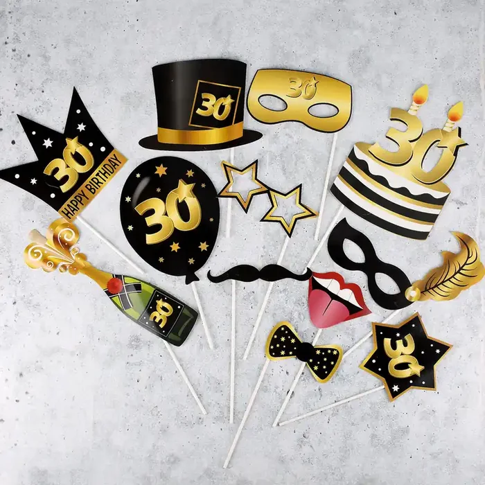 Foto Accessoire Set – Star zum 30. Geburtstag