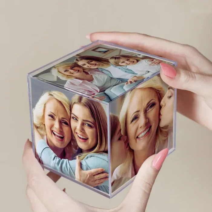 Foto-Würfel mit 6 Fotos Ihrer Wahl