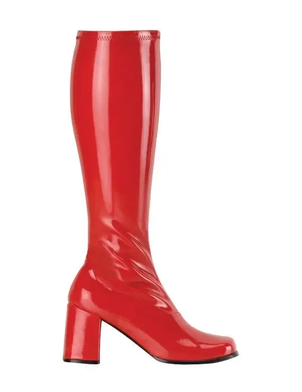 Frauen Go -Go -Stiefel – Rote Frau