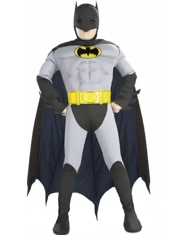 Gespierde Batman Superheld Jongen Kostuum