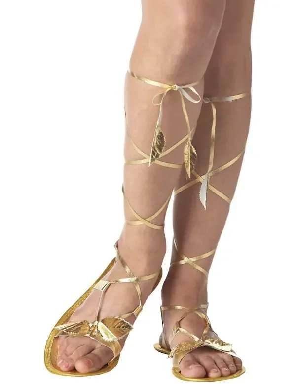 Gouden Godin Sandalen Vrouw