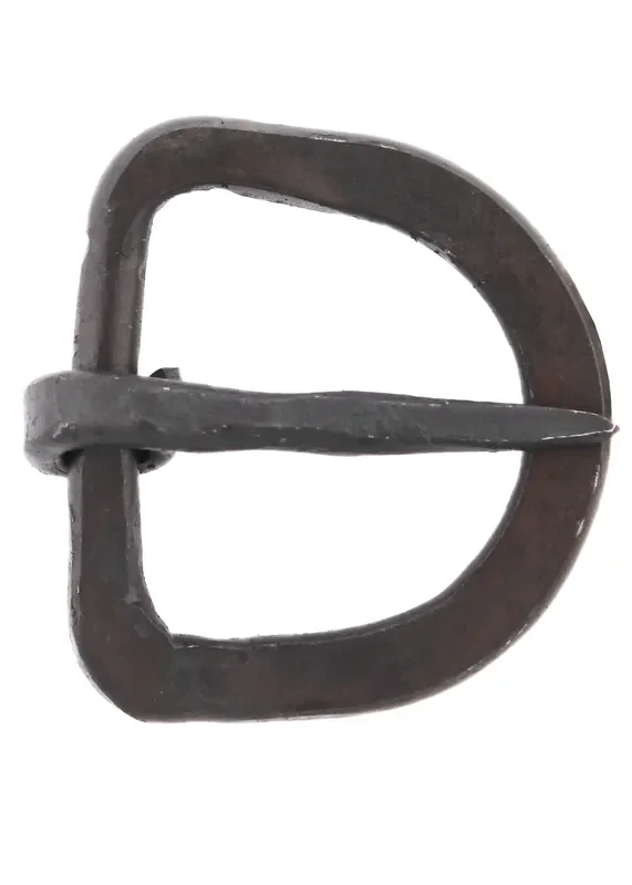 Handgeschmiedete Schnalle aus Stahl, für ca. 21 mm breite Gürtel