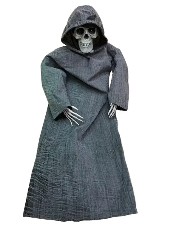 Hanges Skelett Mit Sich Bewegenden Kieferlicht Und Sound 120 Zentimetern