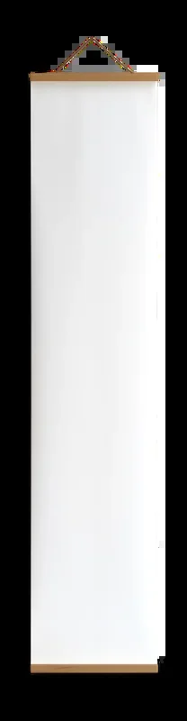 Hellblaue Messlatte zum Aufhängen mit Giraffe und Wolken