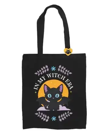„In My Witch Era“ Fledermauskatze Tragetasche