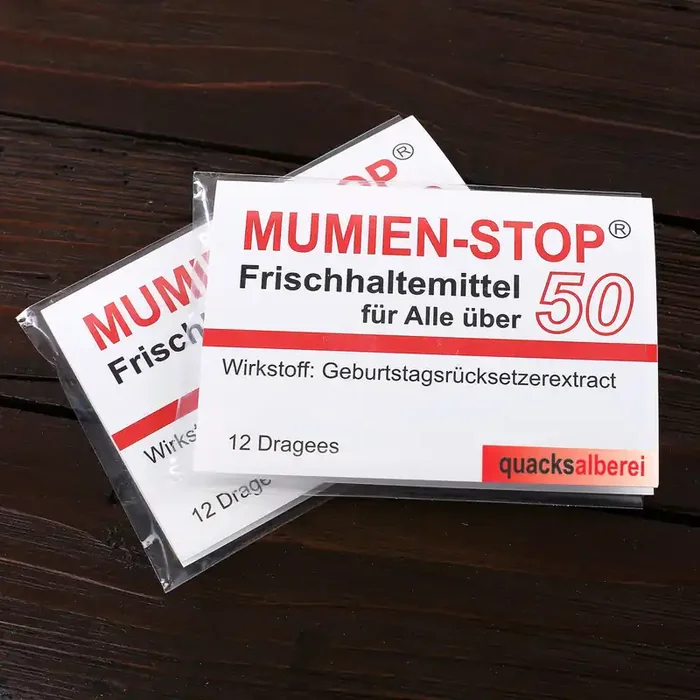 Kaugummi – Mumienstop zum 50. Geburtstag