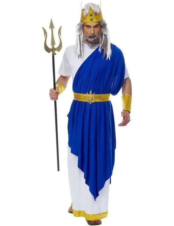 Koning Neptunus Romeins Man Kostuum