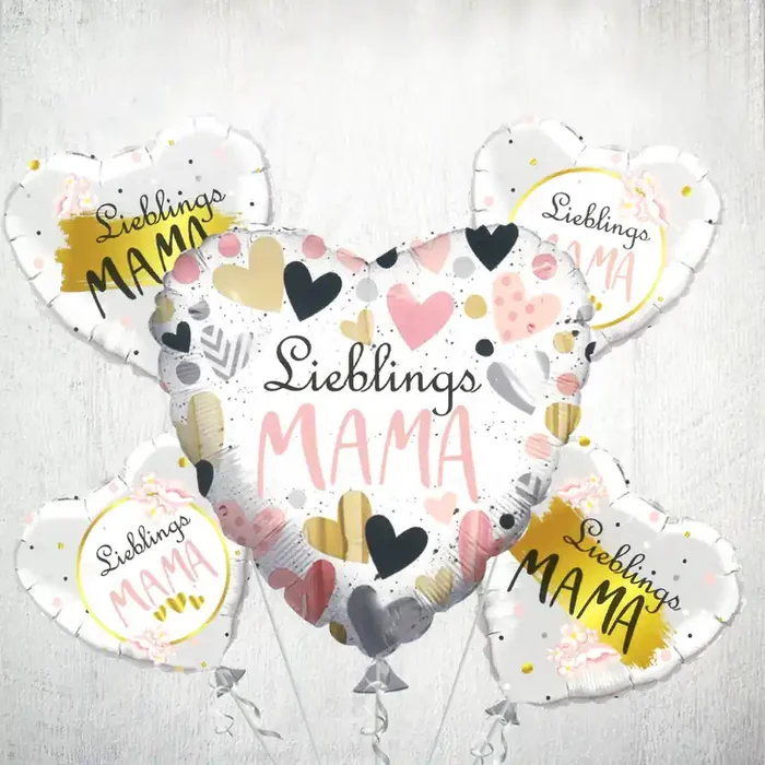 Lieblings-Mama Folien-Ballon-Set 5-teilig