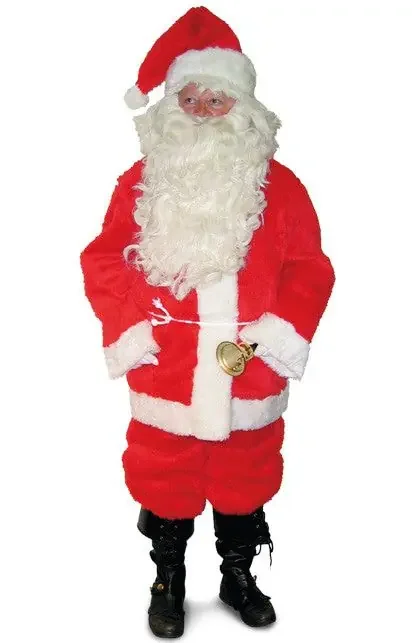 Luche Plüsch 4 -Stück Santa Kostüm Herren