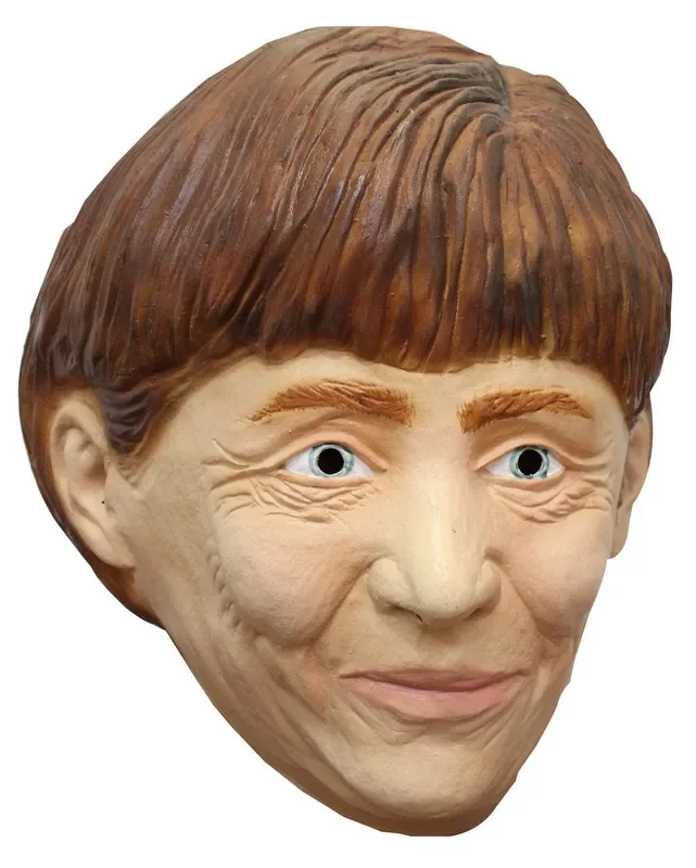 Maske Angela Merkel Premier Deutschland