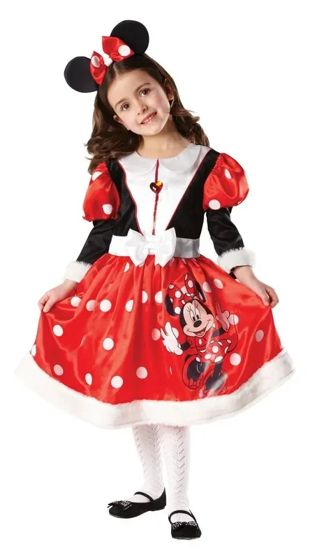Minnie Maus Große Punkte Disney Kostüm für Mädchen
