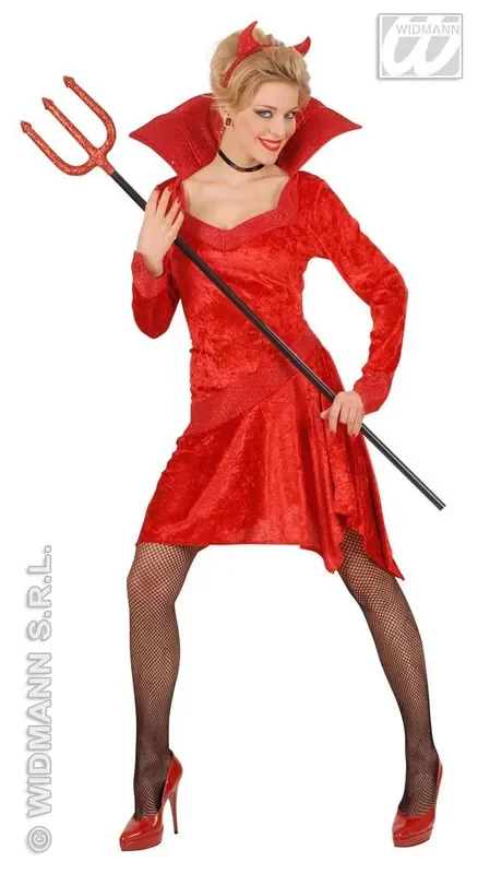 Misses Devilicious Fluweel Vrouw Kostuum