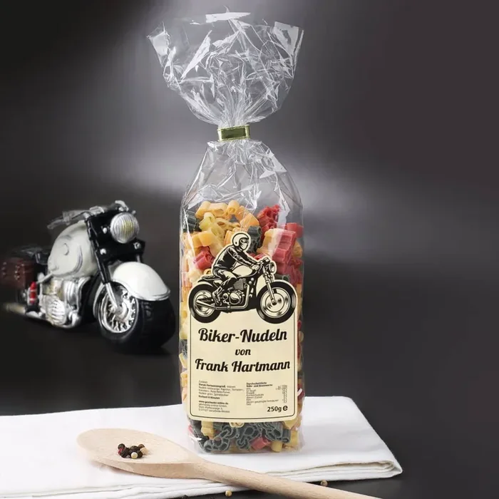 Motorrad-Nudeln für echte Biker