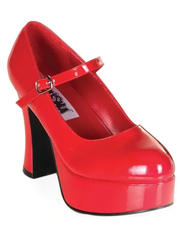Patent Schoenen Rood Vrouw