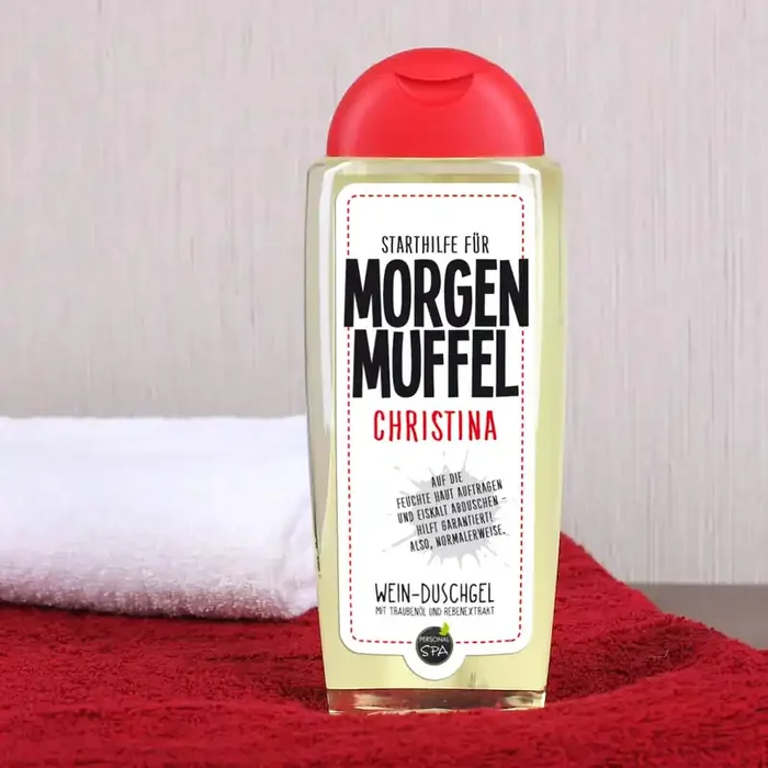 Persönliches Morgenmuffel Duschgel – die Starthilfe in den Tag