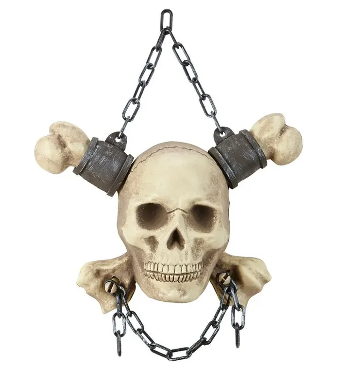 Piratenkette Mit Schädel Und Knochen 28 Zentimeter