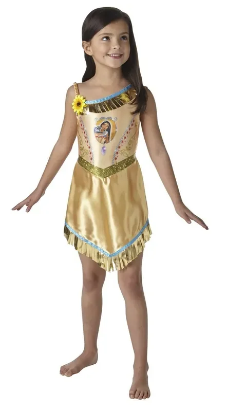 Pocahontas Indianer Prinzessin Matoaka Kostüm für Mädchen