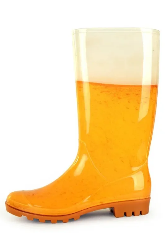Regenstiefel Goldgelber Schlingel Bier