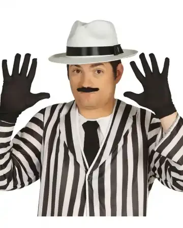 Schwarze Handschuhe als Kostümzubehör