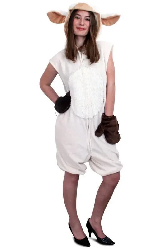 Sexy Schafe Insgesamt Plüsch Damenkostüm