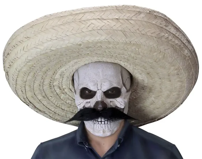 Slide De Los Muertos Mask Mexikanische Geisterbandite